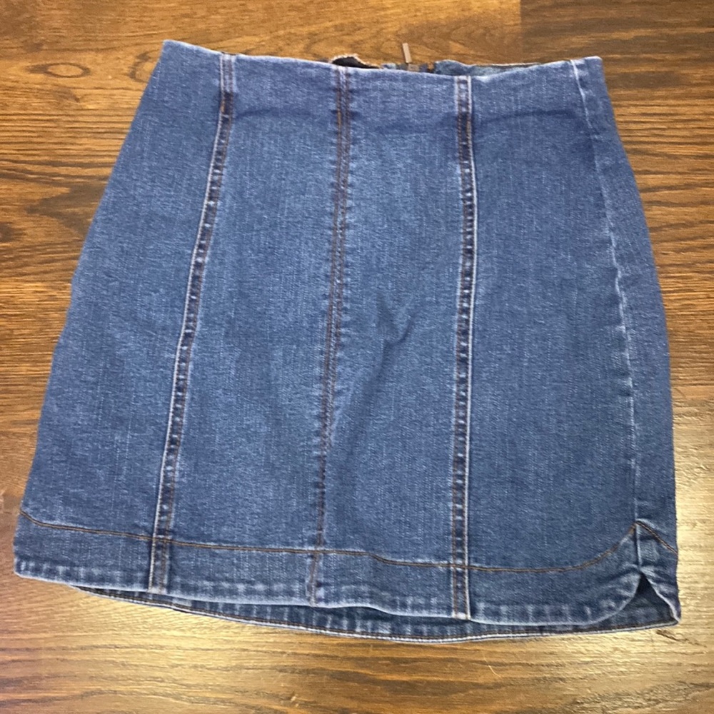 jean skirt